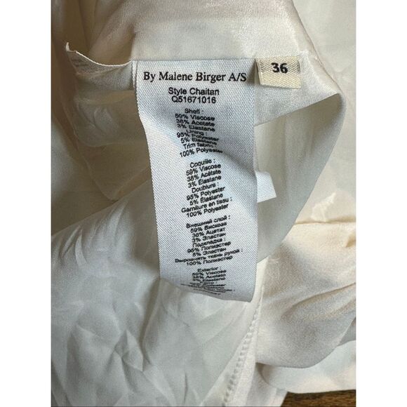 By Marlene Birger Chaitan One Shoulder Black Ruffle Mini Dress - Picture 5 of 10